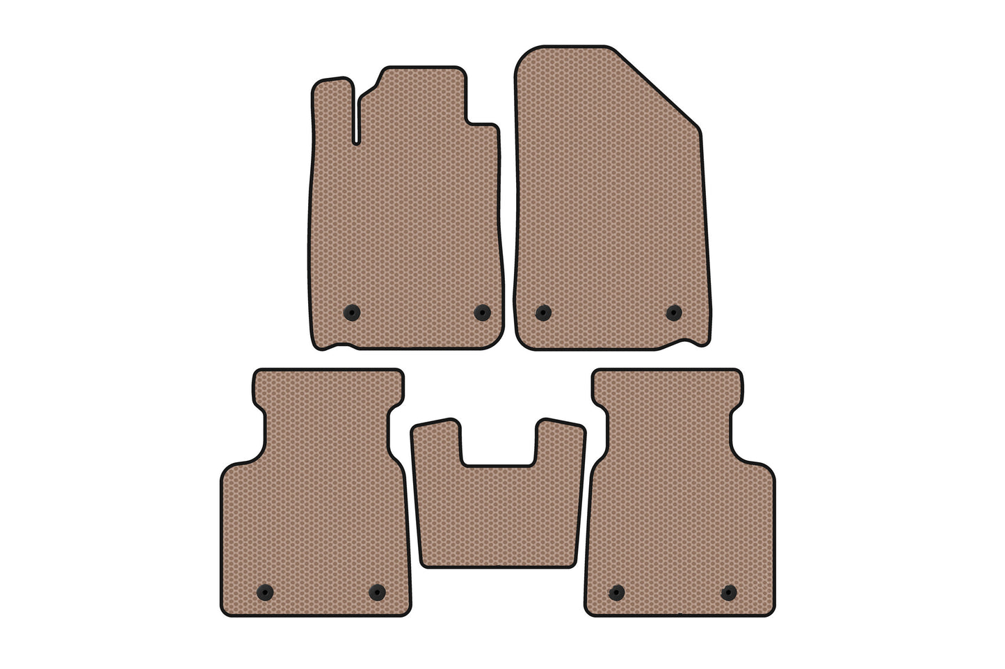 Rubber Floor Mats Carsuit (Beige) for Lexus ES 2001-2006 - image 1