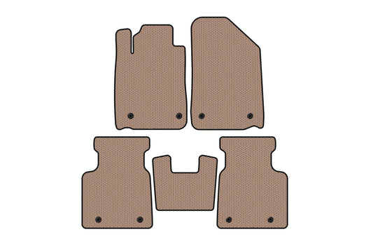 Rubber Floor Mats Carsuit (Beige) for Lexus ES 2001-2006 - image 1