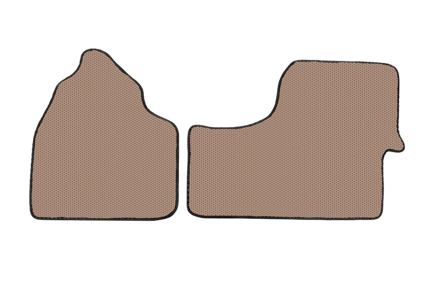 Rubber Floor Mats Carsuit V2 (Beige) for Mercedes Sprinter W906 2006-2018 - image 1