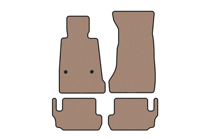 Rubber Floor Mats Carsuit (Beige) for Chevrolet Camaro 2015- - image 1