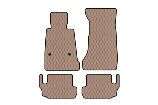 Rubber Floor Mats Carsuit (Beige) for Chevrolet Camaro 2015- - image 1
