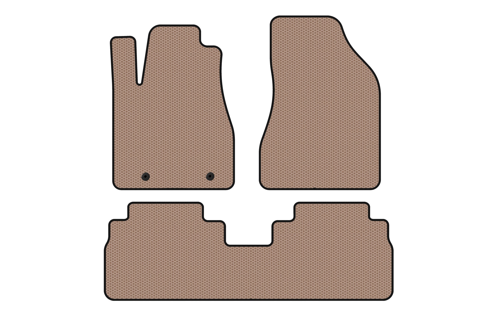 Rubber Floor Mats Carsuit (Beige) for BYD S6 2010-2016 - image 1