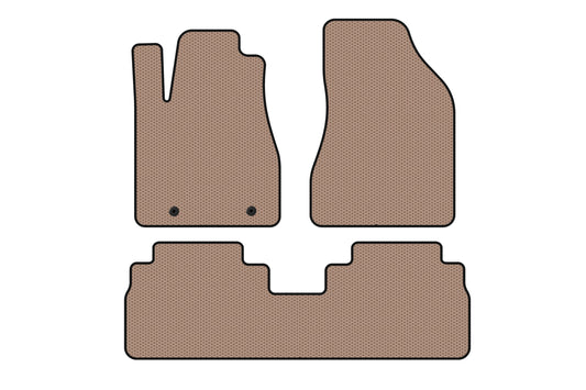Rubber Floor Mats Carsuit (Beige) for BYD S6 2010-2016 - image 1