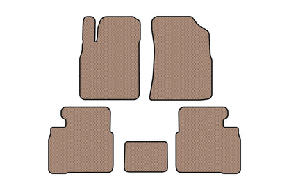 Rubber Floor Mats Carsuit (Beige) for Kia Magentis 2000-2005 - image 1