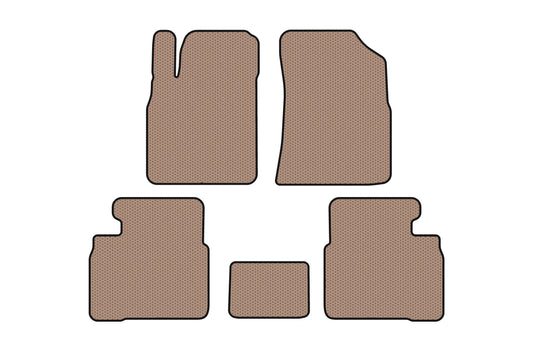 Rubber Floor Mats Carsuit (Beige) for Kia Magentis 2000-2005 - image 1