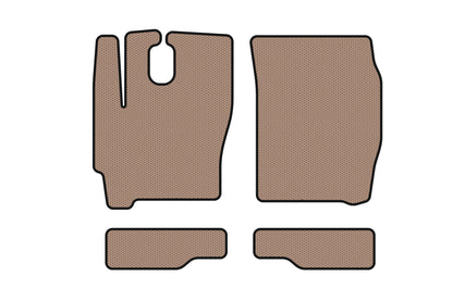 Rubber Floor Mats Carsuit (Beige) for Iveco Eurocargo 2002-2008 - image 1