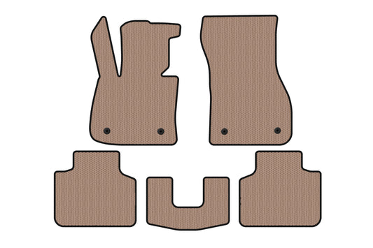 Rubber floor mats Carsuit (for F45, beige) for BMW 2 Series Active Tourer F45/F46 2014-2021 - image 1