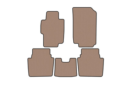 Rubber floor mats Carsuit (SD, beige) for Honda Accord VII 2002-2007 - image 1