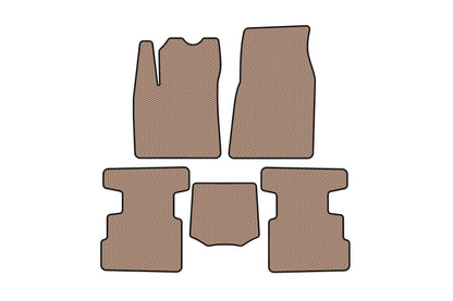 Rubber Floor Mats Carsuit (Beige) for Great Wall Haval H6 III 2020- - image 1