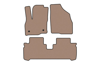 Rubber Floor Mats Carsuit (Beige) for Chevrolet Bolt 2016-2023 - image 1