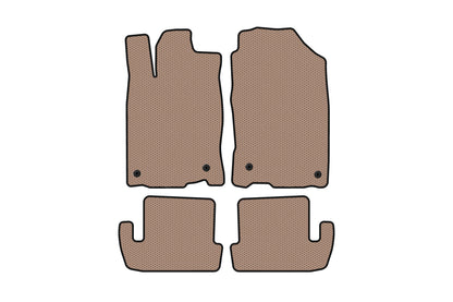 Rubber Floor Mats Carsuit (Beige) for Honda CR-Z - image 1