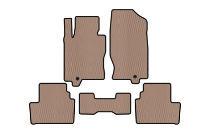 Rubber floor mats Carsuit (G35 S, Coupe, beige) for Infiniti G25/G35/37 (V36/CV36) 2006-2015 - image 1