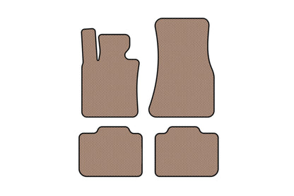 Rubber Floor Mats Carsuit (Beige) for BMW 6 Series G32 2017- - image 1
