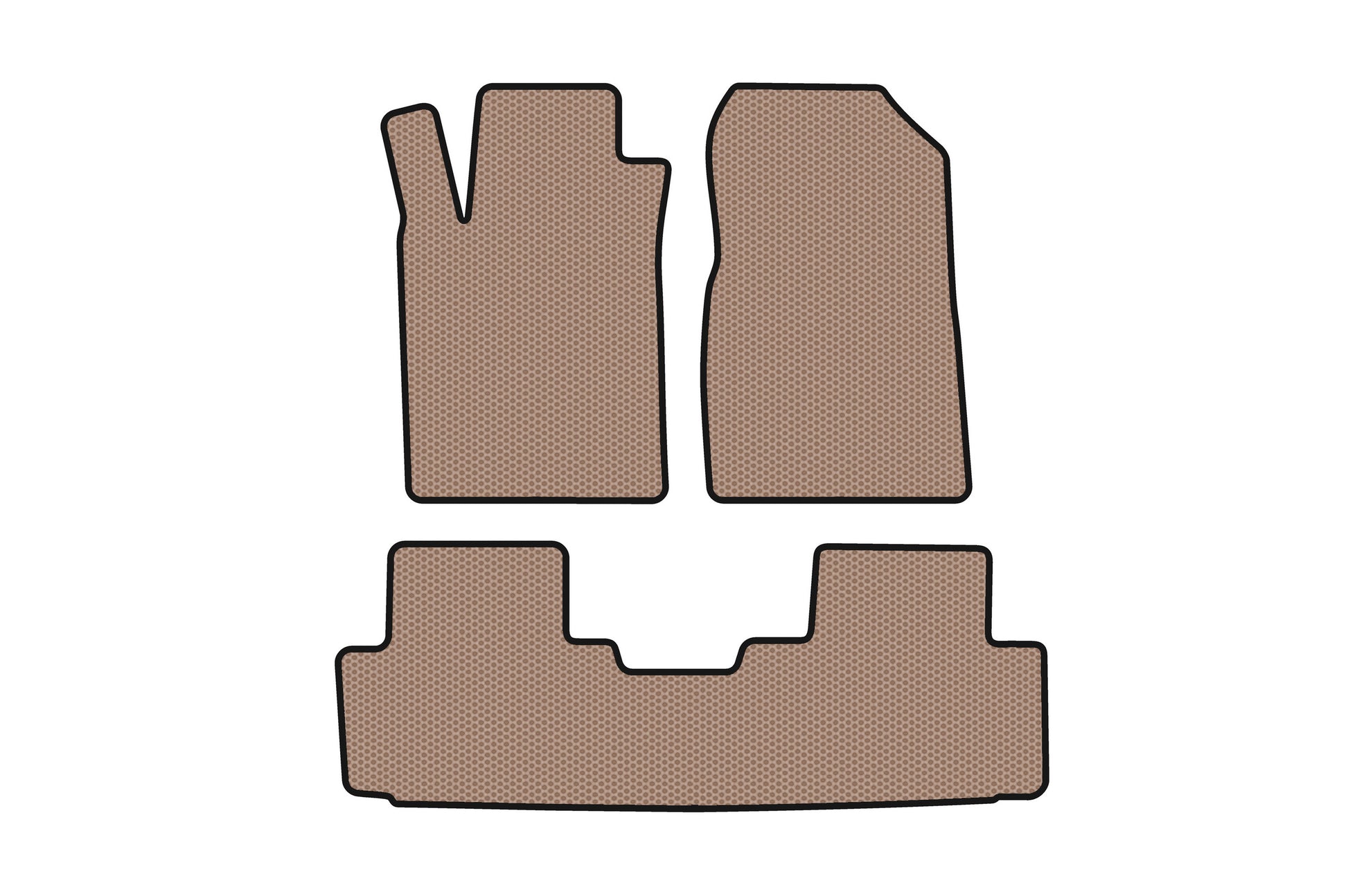 Rubber Floor Mats Carsuit (Beige) for Great Wall Haval H6 II 2017- - image 1