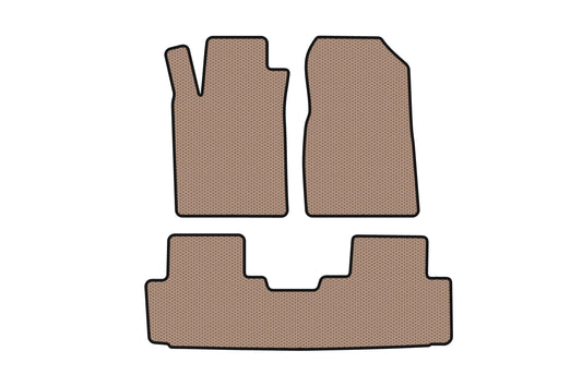 Rubber Floor Mats Carsuit (Beige) for Great Wall Haval H6 II 2017- - image 1