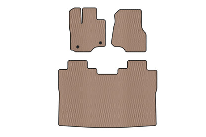 Rubber floor mats Carsuit (Raptor, beige) for Ford F-150 2014-2021 - image 1