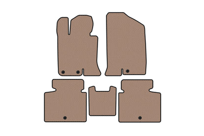 Rubber Floor Mats Carsuit V-2 (SD, beige) for Kia Optima 2010-2016 - image 1