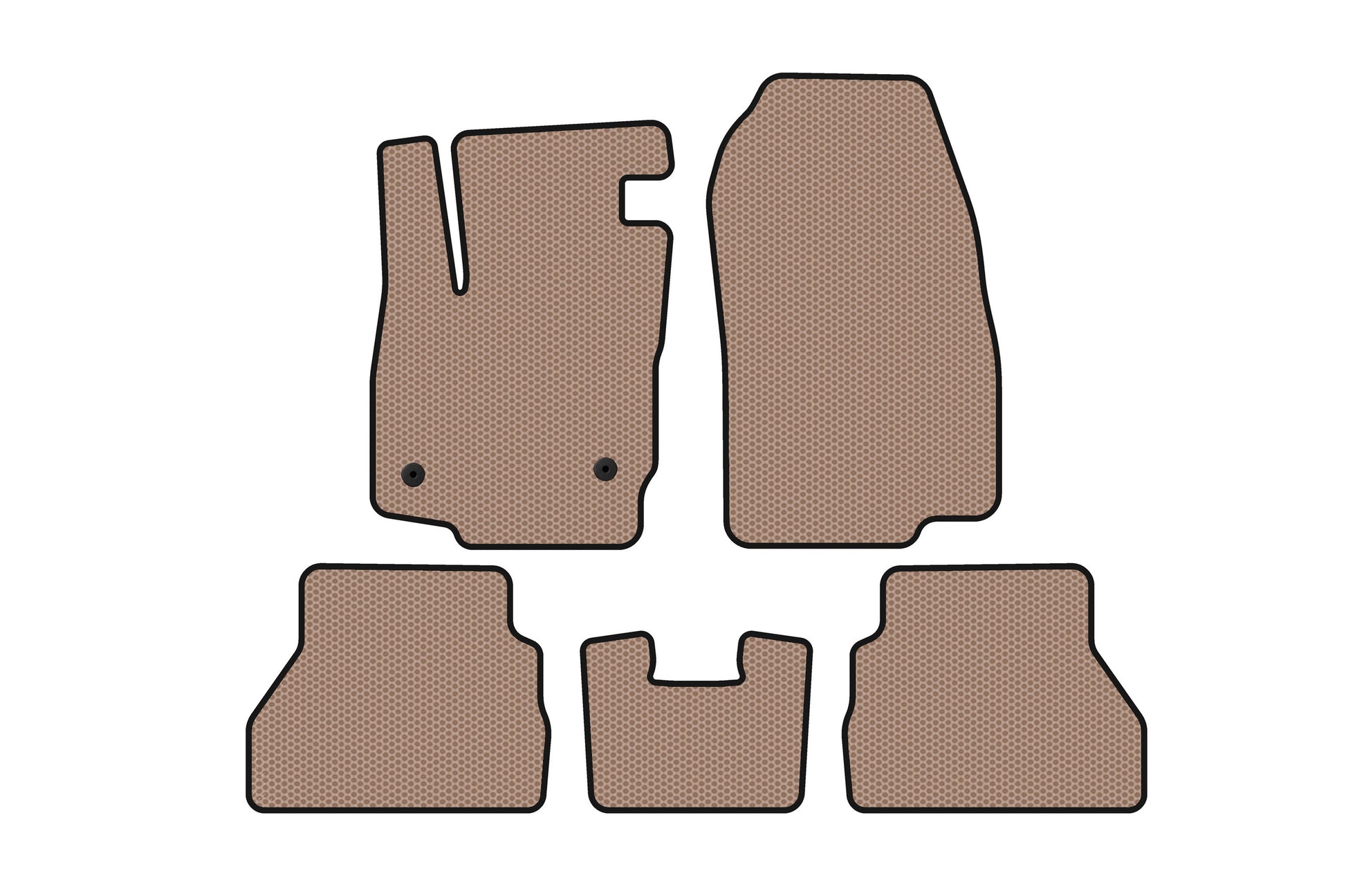 Rubber Floor Mats Carsuit (Beige) for Ford B-Max 2012-2017 - image 1