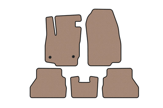 Rubber Floor Mats Carsuit (Beige) for Ford B-Max 2012-2017 - image 1