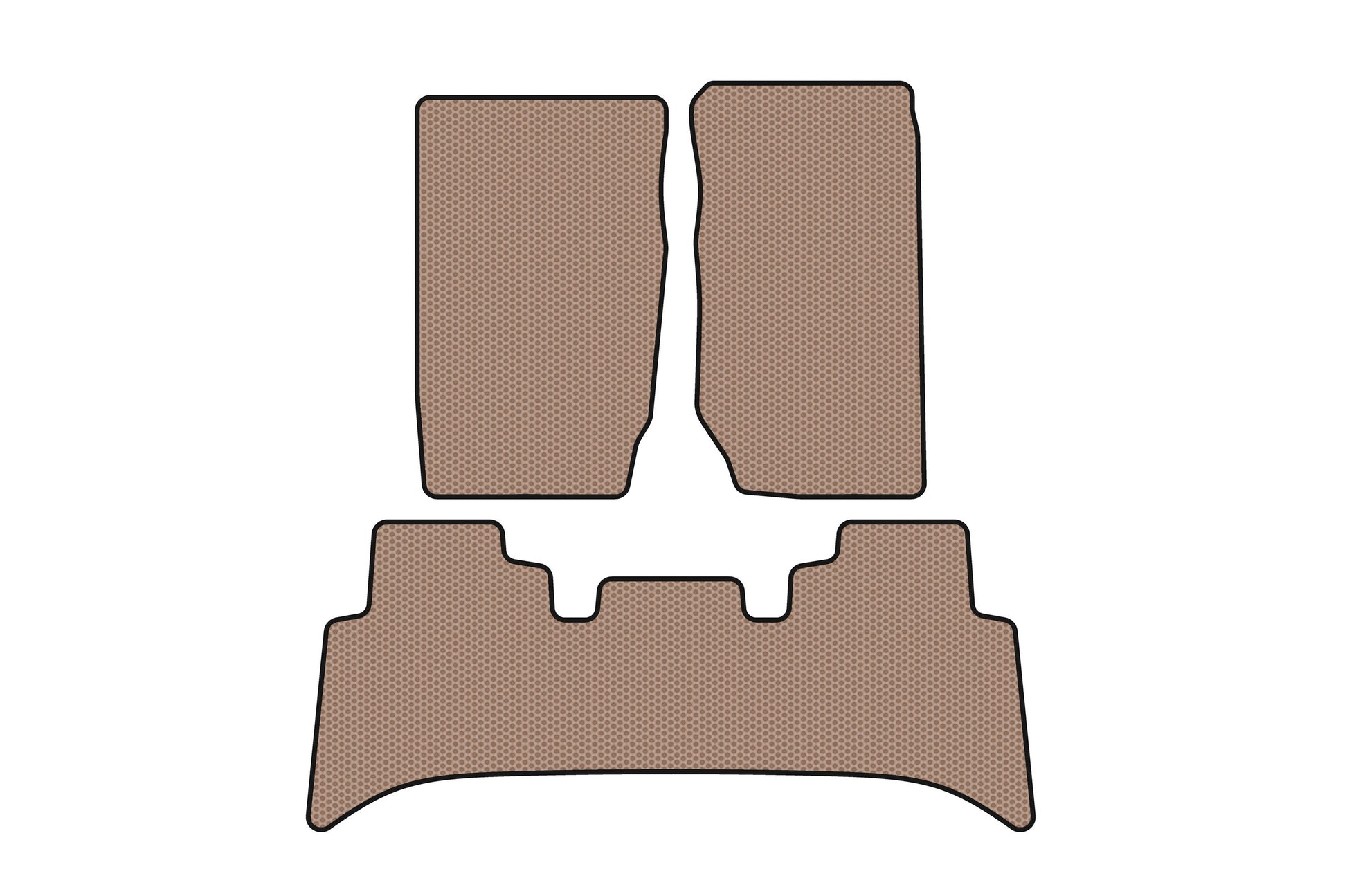 Rubber Floor Mats Carsuit (Beige) for Range Rover II P38A 1997-2002 - image 1