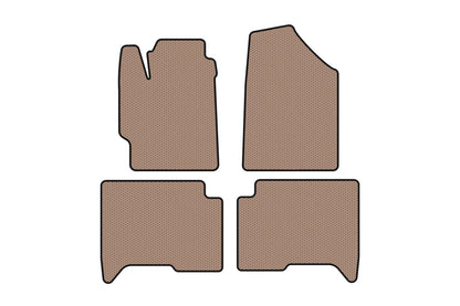 Rubber floor mats Carsuit (SD, beige) for Great Wall Voleex C30 2010-2016 - image 1
