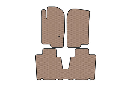 Rubber floor mats Carsuit (2 rows, beige) for Ford Explorer 2001-2005 - image 1