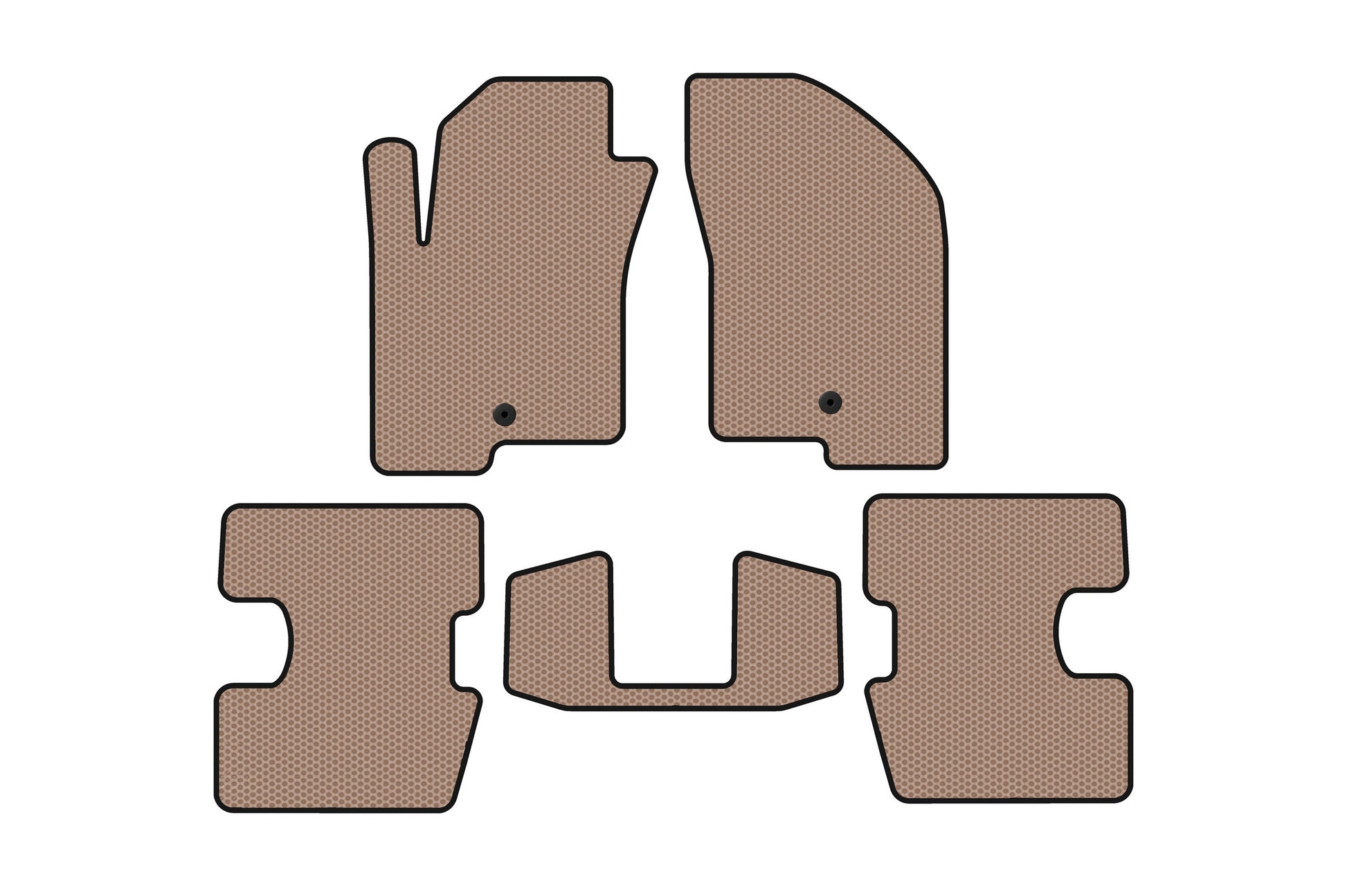 Rubber Floor Mats Carsuit (Beige) for Jeep Patriot 2007-2016 - image 1