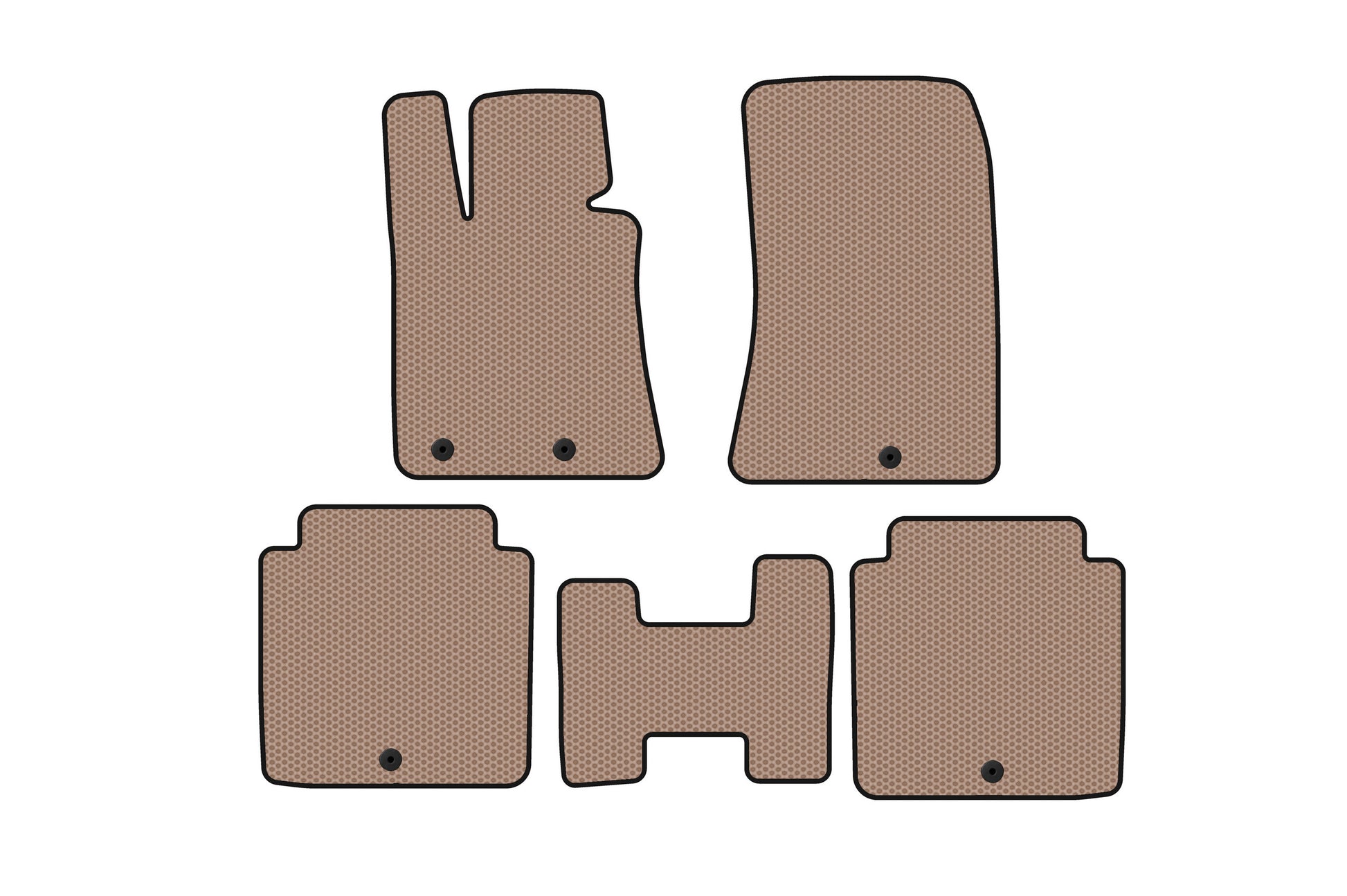 Rubber Floor Mats Carsuit (Beige) for Hyundai Equus 2009-2016 - image 1