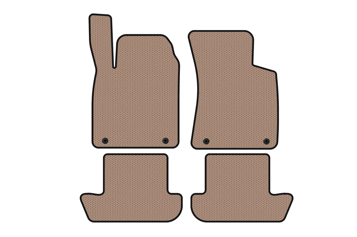 Rubber floor mats Carsuit (Coupe, beige) for Audi ТТ 1998-2006 - image 1