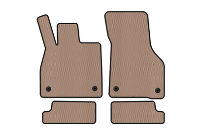 Rubber floor mats Carsuit (Coupe, beige) for Audi ТТ 2014-2023 - image 1