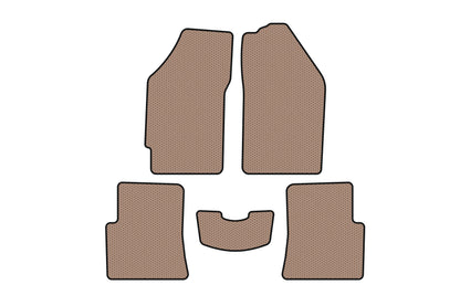 Rubber floor mats Carsuit (SD, beige) for Lifan 520 Breeze 2005-2013 - image 1