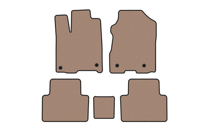 Rubber Floor Mats Carsuit (Beige) for Acura RDX 2012-2018 - image 1