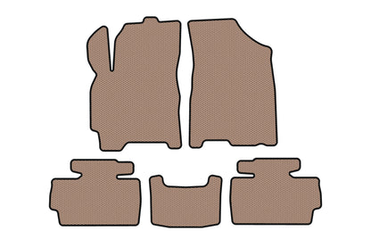 Rubber Floor Mats Carsuit (Beige) for Chery Tiggo 2 2014- - image 1