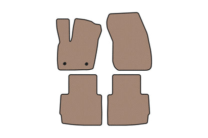 Rubber Floor Mats Carsuit (Beige) for Lincoln MKZ 2012-2020 - image 1