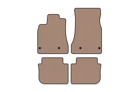 Rubber Floor Mats Carsuit (Beige) for Lexus GS 1998-2004 - image 1