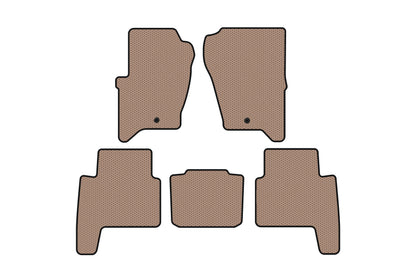 Rubber floor mats Carsuit (2005-2009, beige) for Range Rover Sport 2005-2013 - image 1