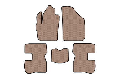 Rubber Floor Mats Carsuit (Beige) for Chery Kimo 2007-2015 - image 1