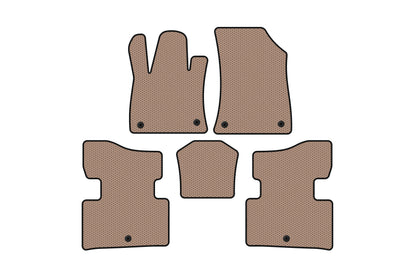 Rubber Floor Mats Carsuit (Beige) for Infiniti QX50 2018- - image 1