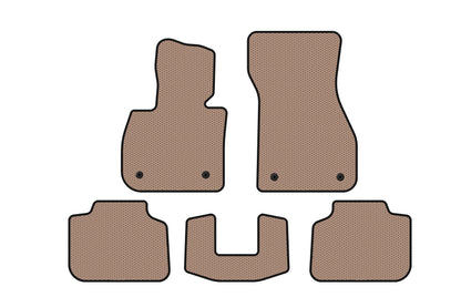 Rubber Floor Mats Carsuit (Beige) for BMW X1 F48 2015-2022 - image 1