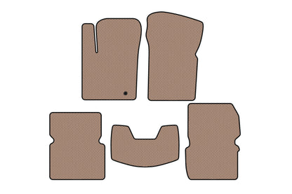 Rubber Floor Mats Carsuit (Beige) for Dodge Avenger 2007-2014 - image 1