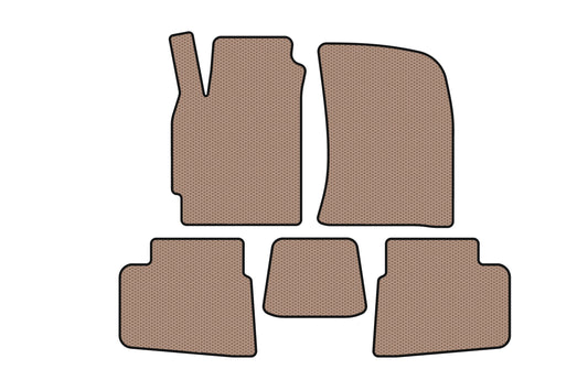 Rubber Floor Mats Carsuit (Beige) for Chery Eastar 2003-2011 - image 1
