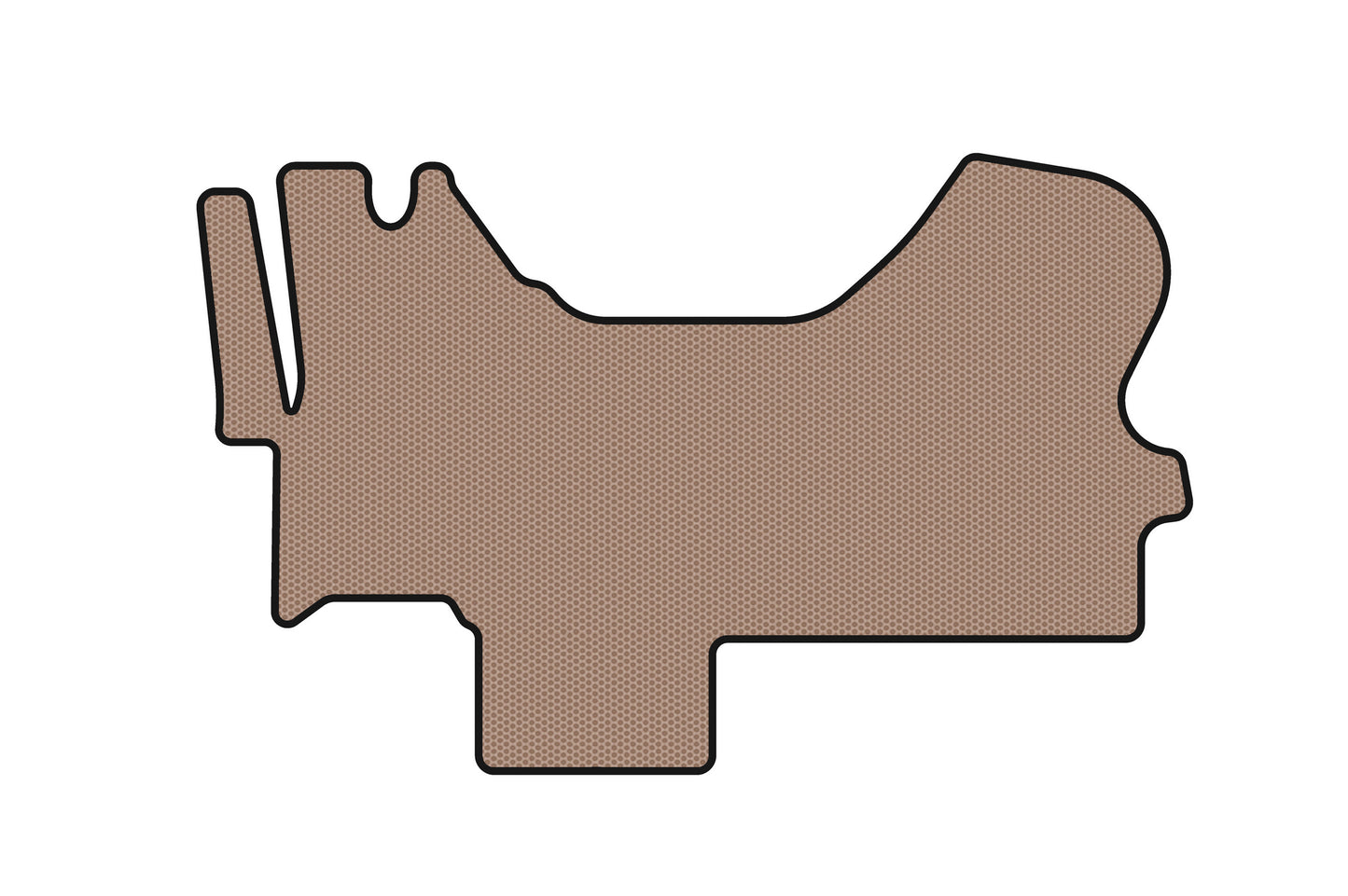 Rubber Floor Mats Carsuit (Beige) for Iveco Daily 2006-2014 - image 1