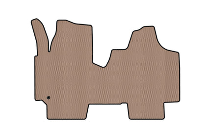Rubber Floor Mats Carsuit (Beige) for Fiat Scudo 2007-2015 - image 1
