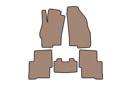 Rubber floor mats Carsuit (SD, beige) for Fiat Linea 2006-2018 - image 1