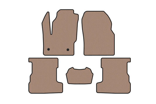 Rubber Floor Mats Carsuit (Beige) for Lincoln MKC 2015- - image 1