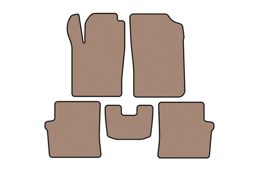 Rubber floor mats Carsuit (HB, 5-door, beige) for Citroen Xsara II 2000-2006 - image 1