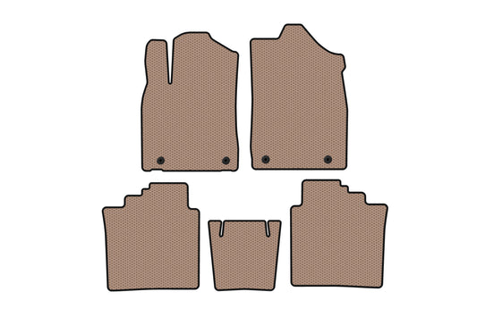Rubber Floor Mats Carsuit (Beige) for Lexus ES 2012-2018 - image 1