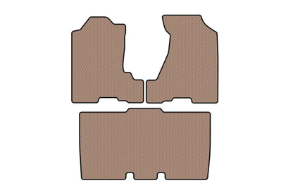 Rubber Floor Mats Carsuit (Beige) for Honda Element 2003-2011 - image 1