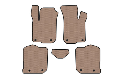 Rubber Floor Mats Carsuit (HB, Beige) for Audi A3 1996-2003 - image 1