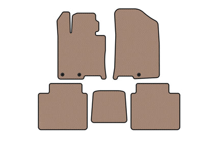 Rubber Floor Mats Carsuit (Beige) for Kia Optima 2016- - image 2